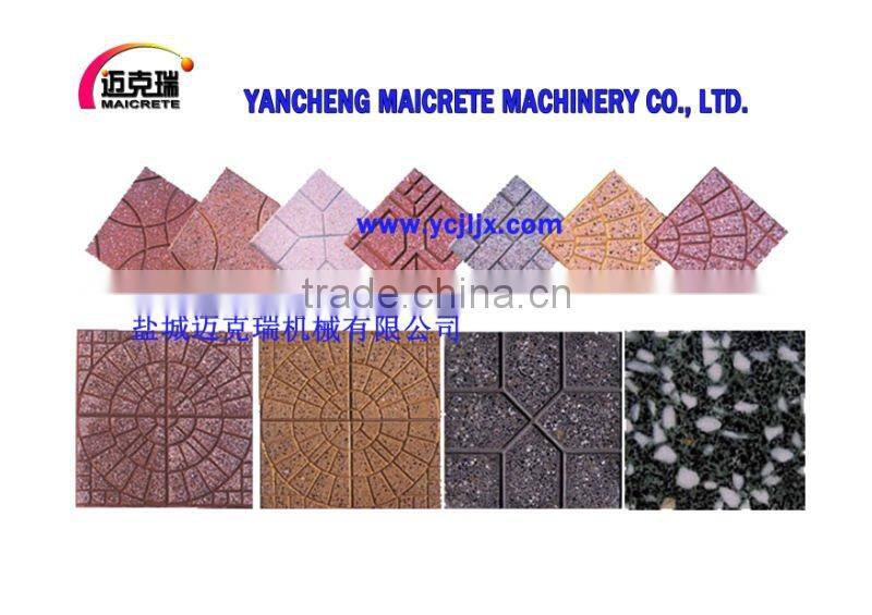 CNC&OCEM terrazzo floor tile machine/floor tile making machine/cement floor tile making machine