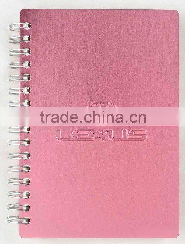 Aluminum notebook with pen