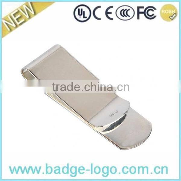 blank novelty cheap stainless steel money clip