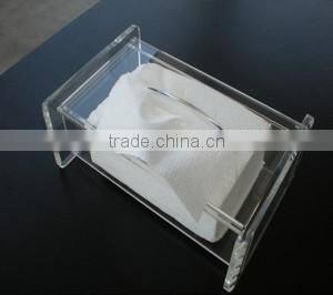 acrylic tissue box cover