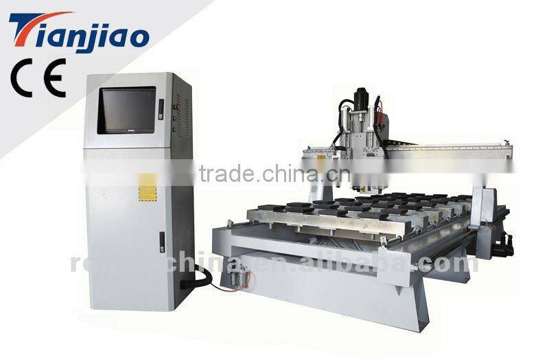 embossing machine at wood