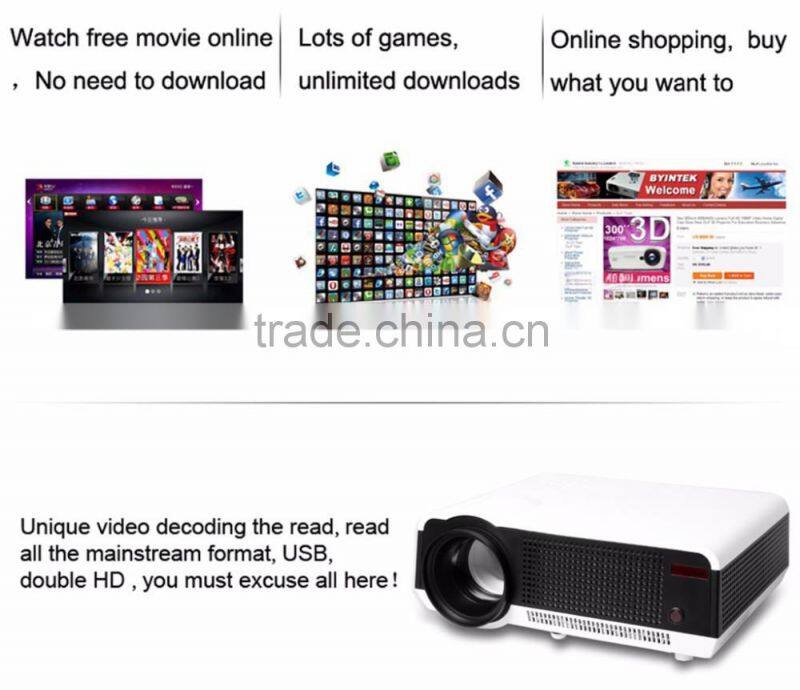 Full HD LED86+ LCD Projector 3D 160W 2800lumens LED Home Theater Projector