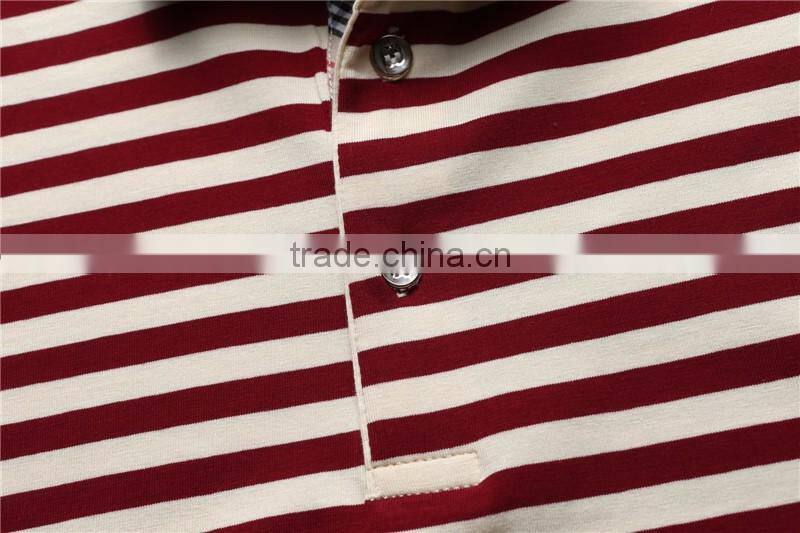 High quality clothes cotton new design stripes polo tee shirts for mens alibaba china