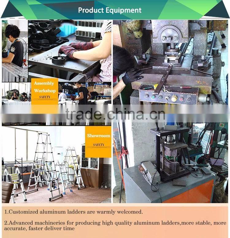 EN131 Manufacture extended folding multi purpose ladder
