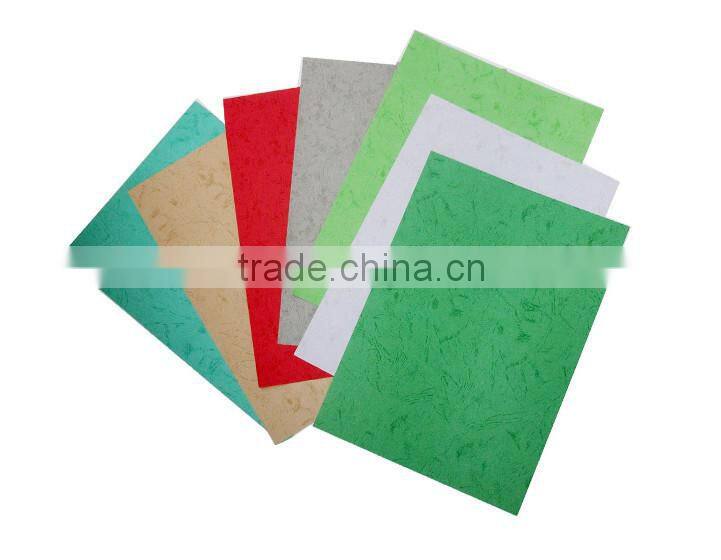 Specialty leather grain cover paper 110g for book
