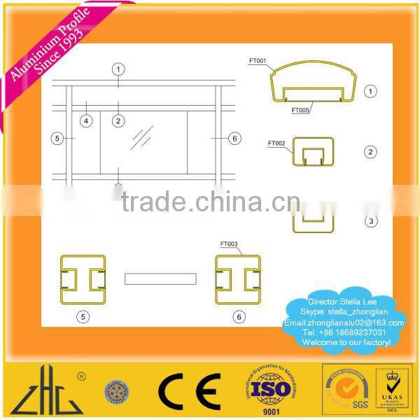 Wow!! Aluminium profile rabbit cage/roof top tent aluminium frame profile manufacturer/timber wood aluminium prices metal fences