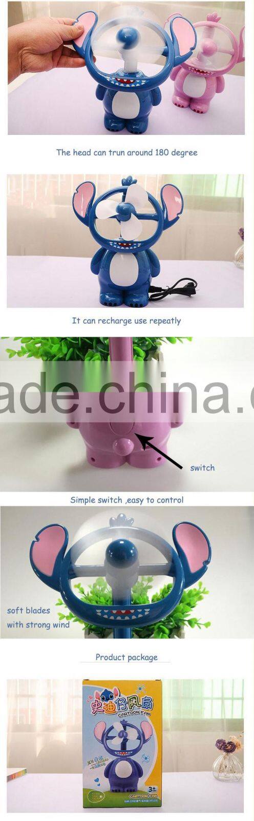 High quality small electric water mist cooler fan toy