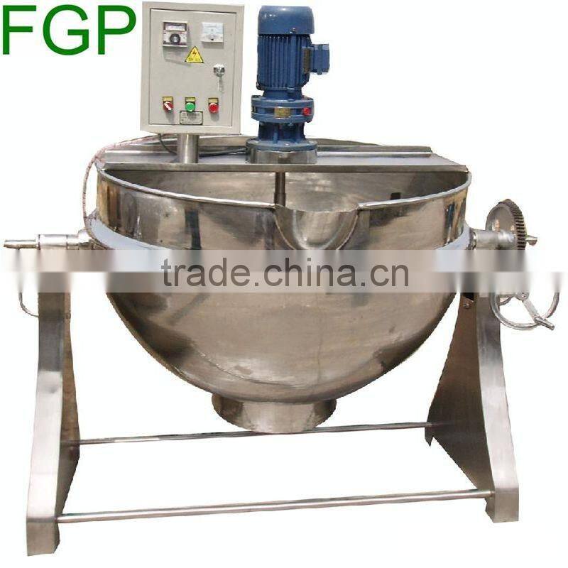 Industrial tilting jacket cooking kettle