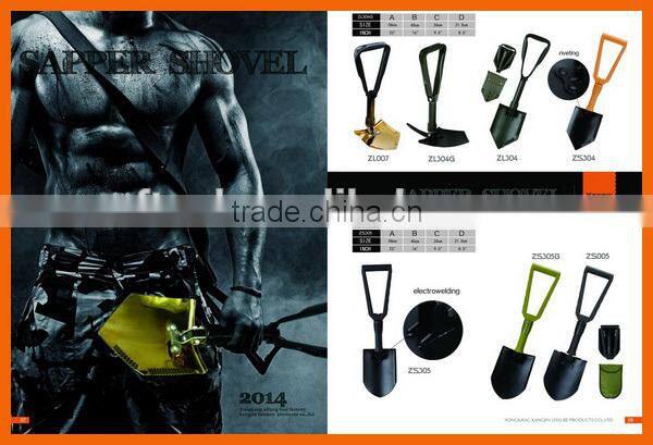 KAVASS army folding shovel manufacturers Carbon steel shovel body folding shovel hot sell UK