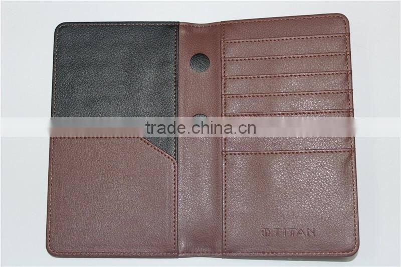 New arrived leather passport holder with multi-function pocket,Beautifully made passport cover/travel wallet with custom logo