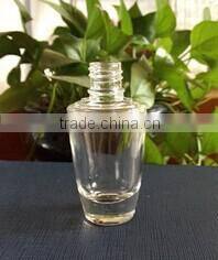 130ml clear round oval glass perfume bottle/ nail polish oil bottle/ face cream bottle