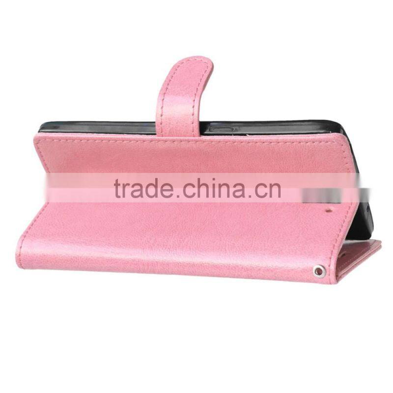 Cell Phone PU Leather Flip Card-slot Case for OnePlus 1