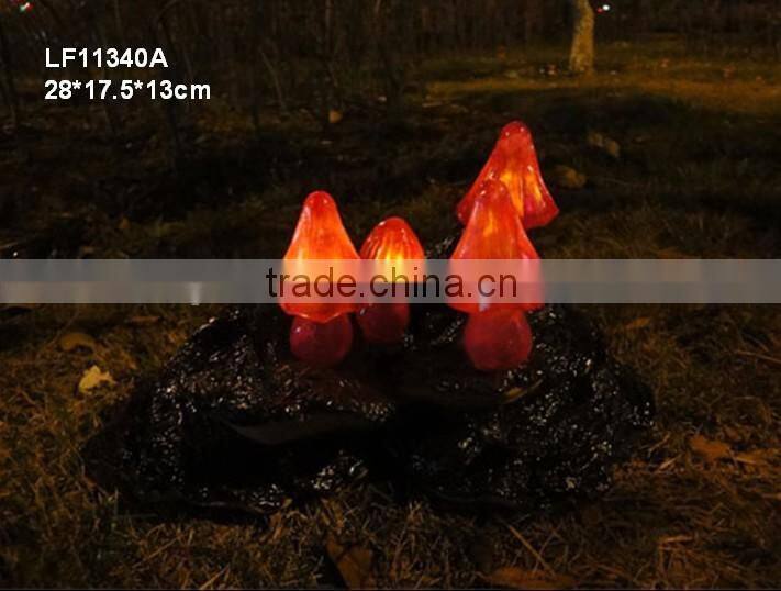 Resin solar mushroom lamp garden decor