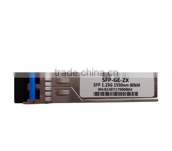SMF 1.25G 1550nm 80km sfp transceiver module, GLC-ZX-SM 1000Base sfp modules
