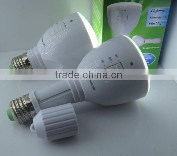 AC/DC12V E27/B22 rechargeable light bulbs smart magic emergency led bulb