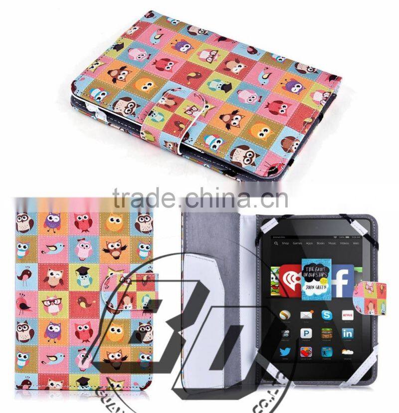 Ultra High Quality Beautiful Printed patterns Flip PU Leather Cover Case For Amazon Kindle eBook Reader lowest price