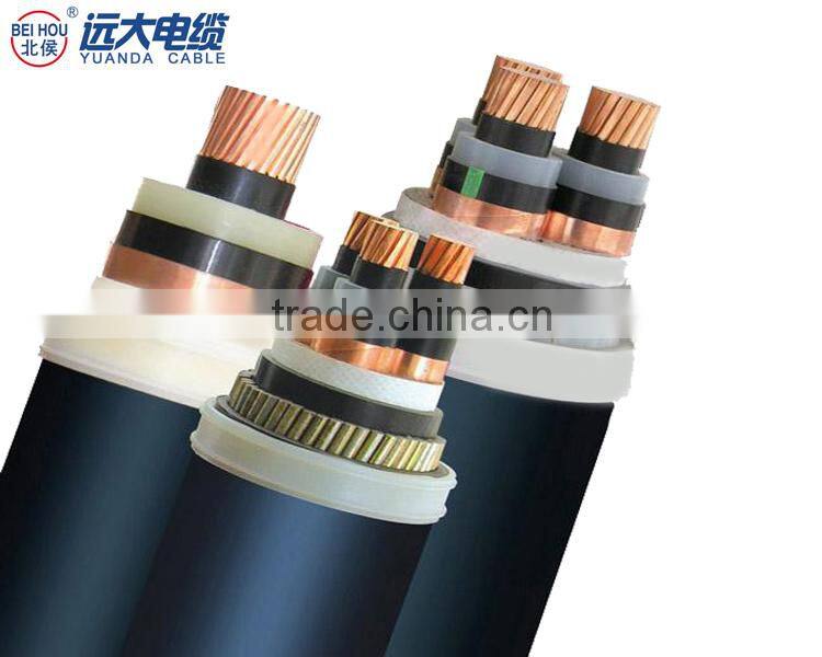 600/1000V LV low voltage copper or aluminum conductor 5x25mm2 PVC inuslated sheathed electric power cable