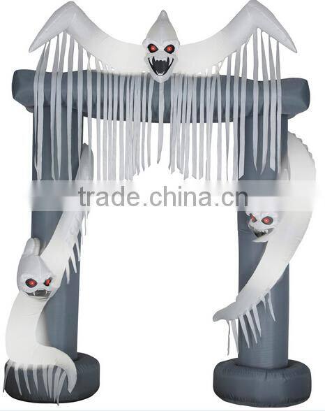 Outdoor Halloween Inflatable Arch / Inflatable Graveyard Archway