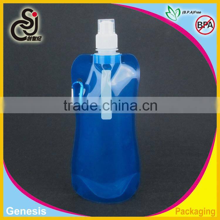 foldable water bottle/plastic water bottle/empty plastic water bottle