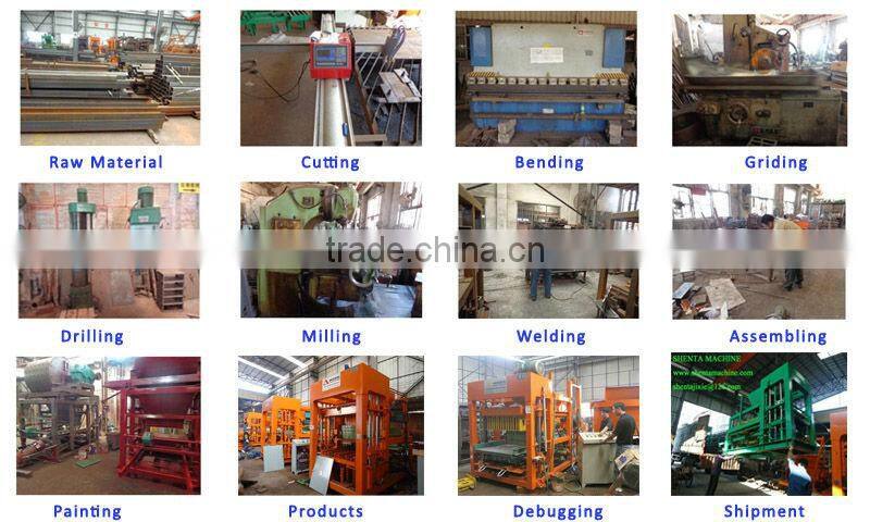 QTJ4-18 hot products automatic concrete brick block making machines dubai