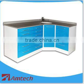 2016 high quality competitive price AM-15 corner cabinet dental clinic hospital cabinet furniture