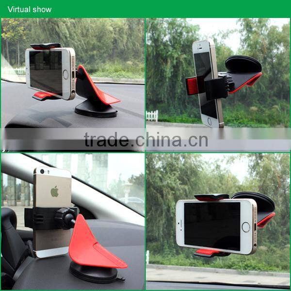 Car Windshield Suction Pad Rotating Stand universal anti-slip cell phone holder For smartphone