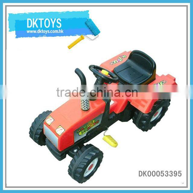 Plastic Kids Ride on Tractor with Pedals