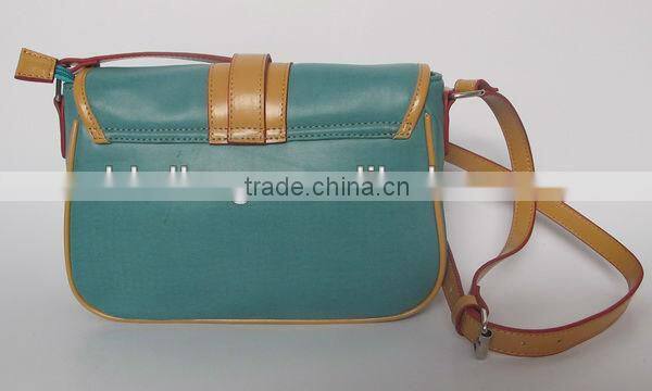 Blue PU shoulder bag 2013 latest design bags women shoulder bag