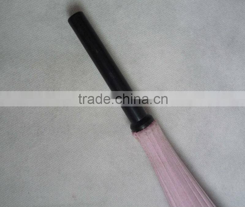 23 inch 16k manual open pink color pagoda umbrella for lady