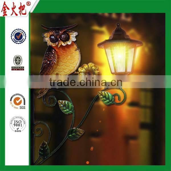 Beautiful Hot Sale metal decoration with owl figurine