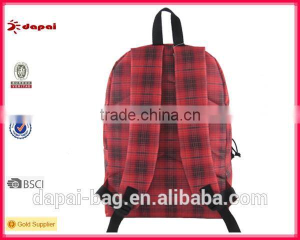 latest fashionable polyester backpack with various color combinations