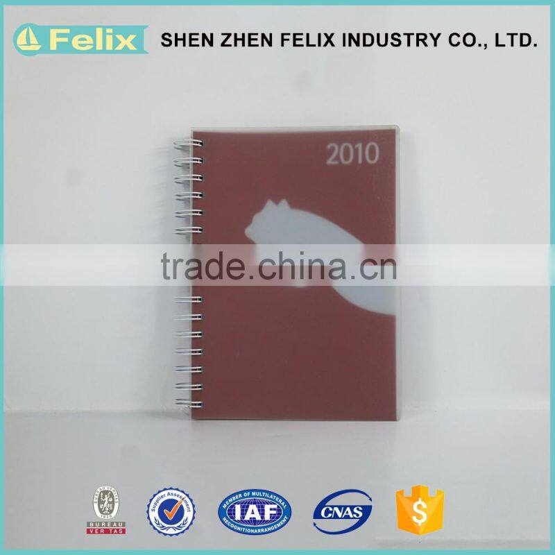 Wholesale Goods From China Spiral Notebooks With Plastic Cover