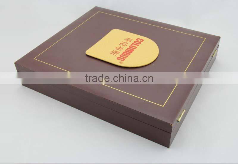 Luxury Handmade wooden box for gift packaging with satin insert
