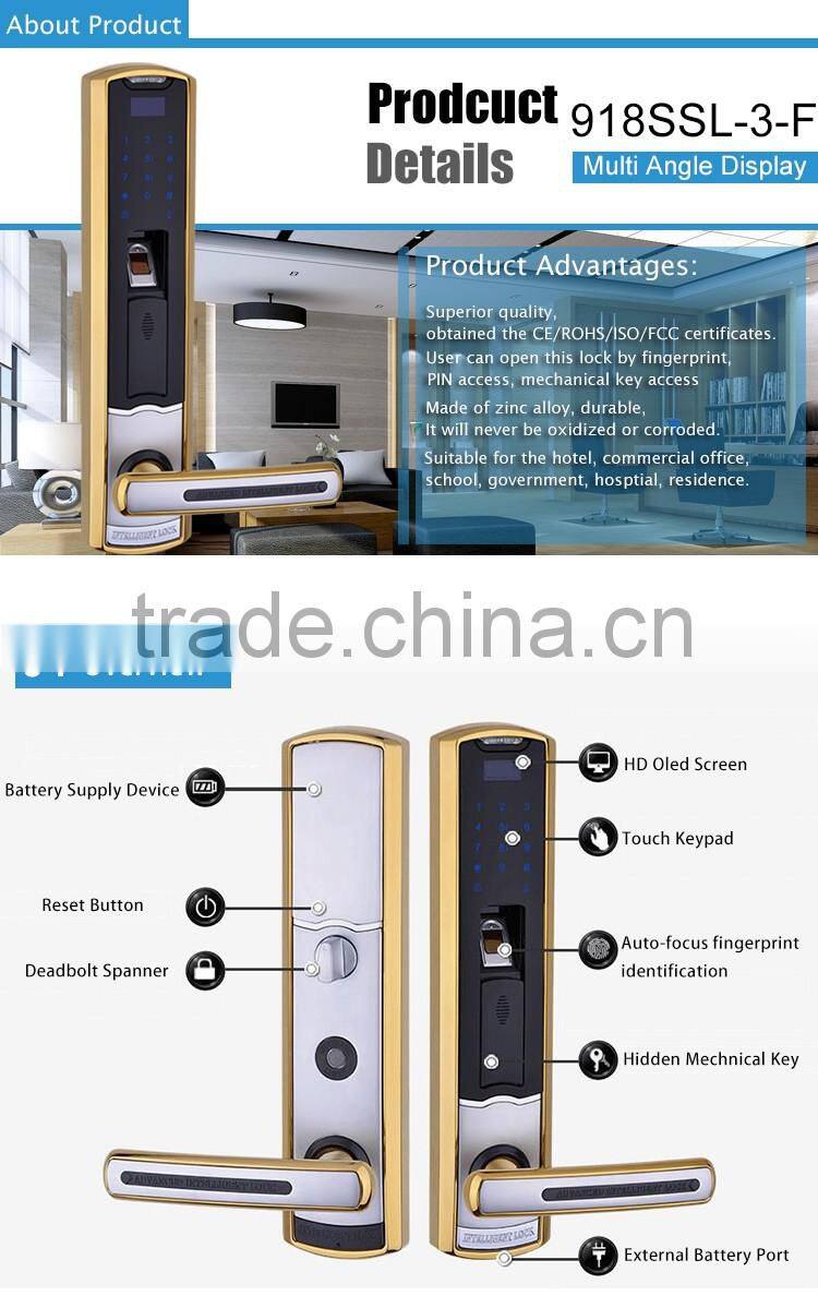 hot selling digital fingerprint door lock with access control system