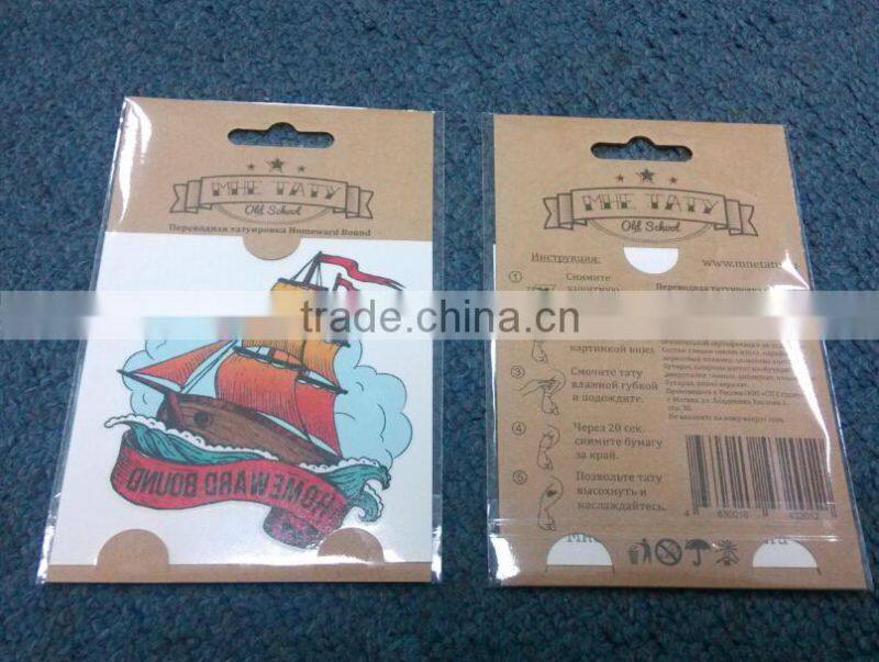 high quality glossy paper header cards from China