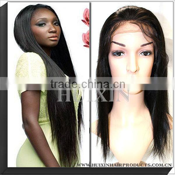 wholesale 5A grade malaysia virgin hair human hair full lace wig