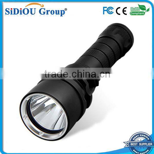 waterproof t6 led dive torch
