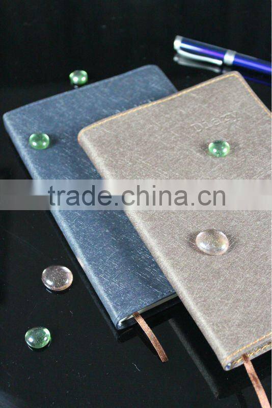 2012 Fashion PU Pull-up Soft Leather Cover Business Notebook Journal Diary