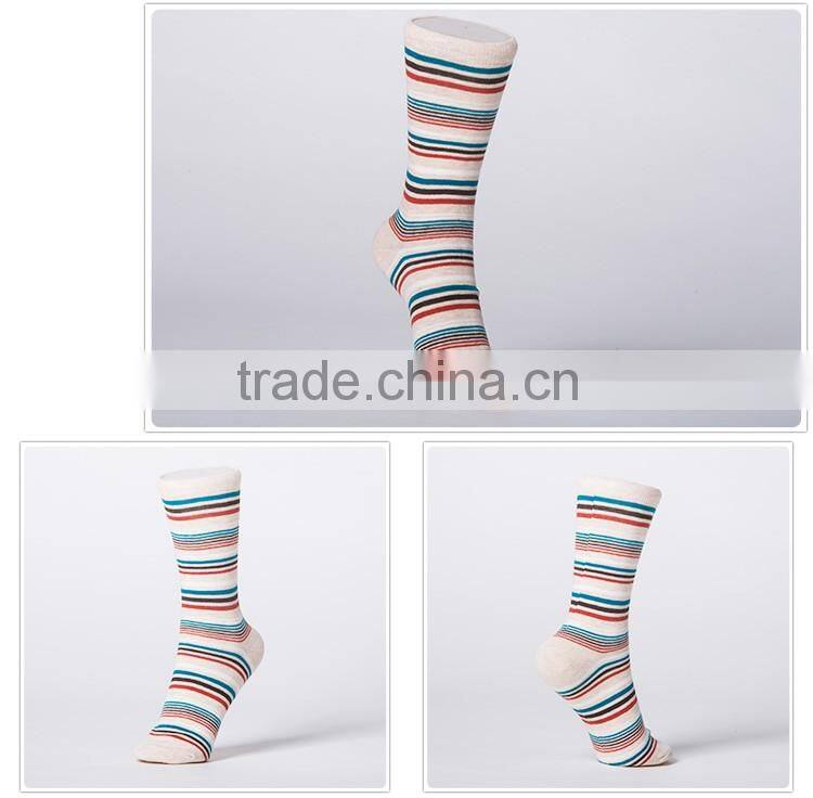 Make your own socks strip coloured women's knee-high socks