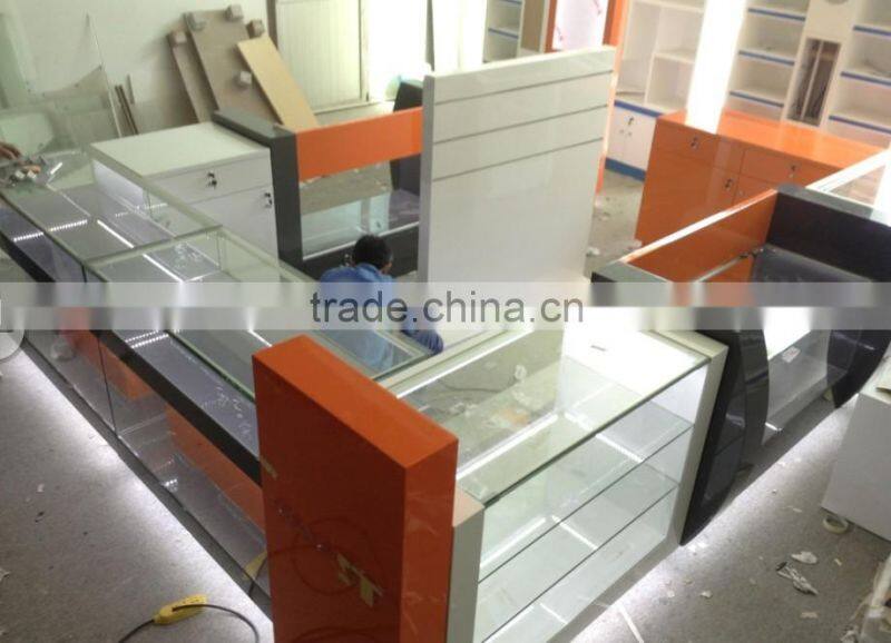 Cell phone accessories kiosk& cell phone kiosk in shopping mall.