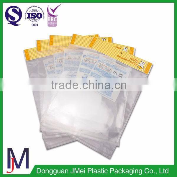 opp package bag for stationery printed cellophane bags clear self adhesive seal plastic bags