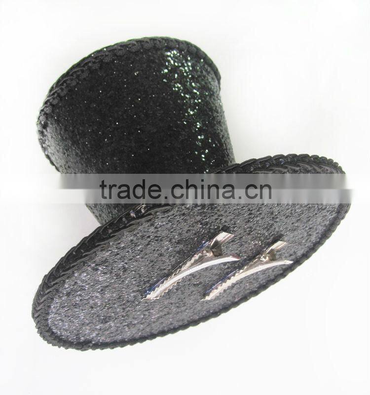 MYLOVE performance hat for stage bling bling hat Leopard Print MLSM009