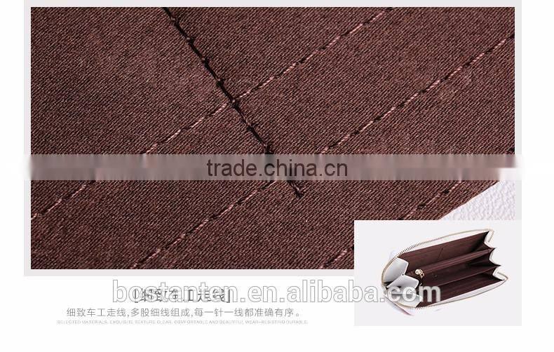 zipper nice painting evening clutch women wallet leather with hand strap