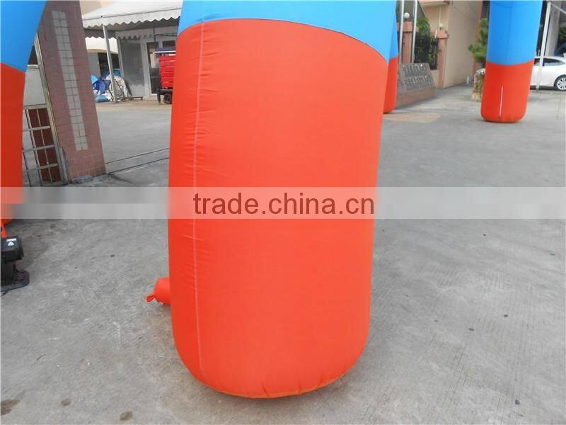 colourful custom printing outdoor advertising arch support