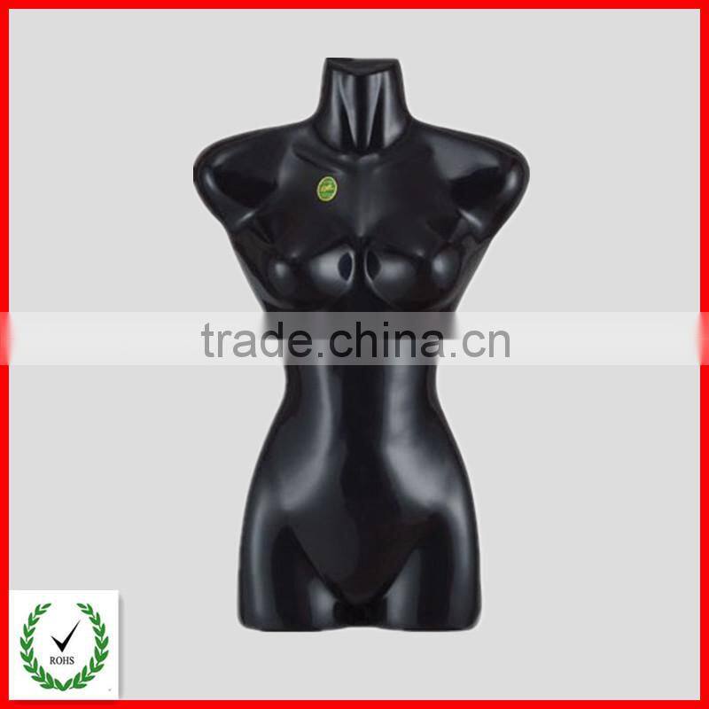 Vacuum thermoforming plastic female mannequin hanger