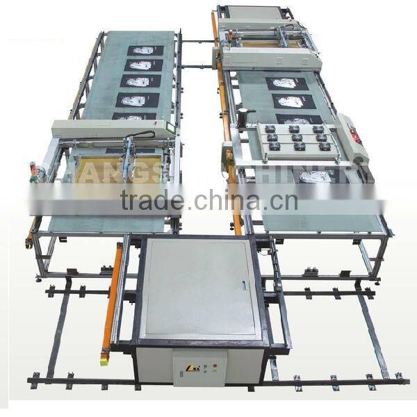 flat table automatic t shirt screen printing machine manufacturer