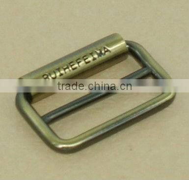 fashion metal belt buckle with lettering for clothes