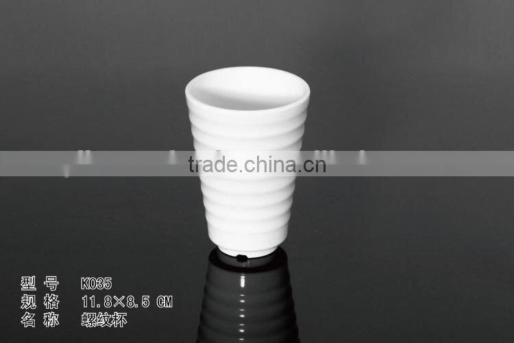 100% A5 mealmine food grade wholesale cheap 300ml reusable melamine coffee mug with handle