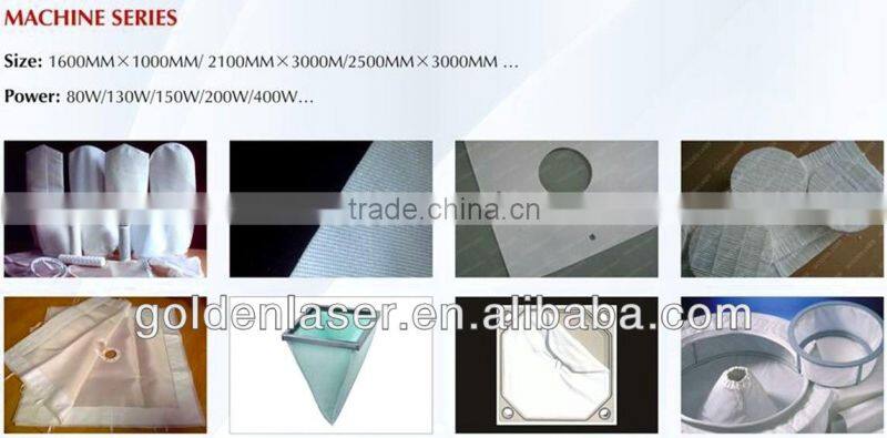 CNC Laser Glass Fiber Mesh Cloth Cutting Machine for Filtration