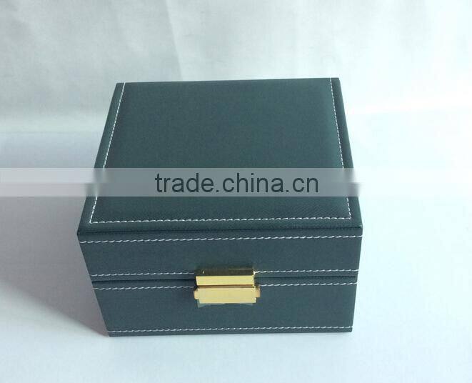 High-end luxury leather & wood watch boxes cheap watch box